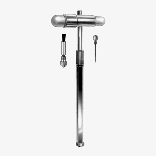 02-1108-18-1.jpg Buck Neurological Hammer Ttelescopic C.P - Image 1