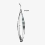 Vannas Iridectomy Scissors Angular 8cm/3 1/4″