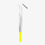 Cushing Dressing Forceps Angled  TC GOLD