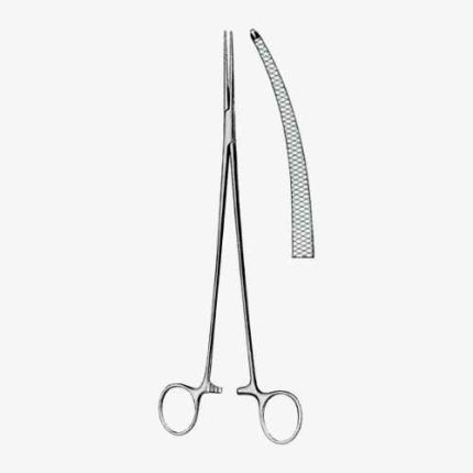 Bengolea Hemostatic Forceps BJ 1:2 Curved 20cm/8″ Cross Serrated
