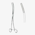 Bozemann Cotton Swab Forceps BJ Double Curved