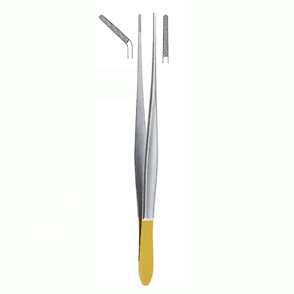 14-310-18-1.gif Cushing Dissecting Forceps with T.C Inserts - Image 1