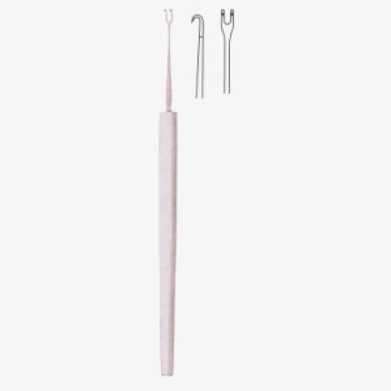 Guthrie Double Retractor Hook, 13cm, 1.5mm Wide, Sharp