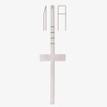 Cottle Chisel, 18cm, Cross Bar, Graduated