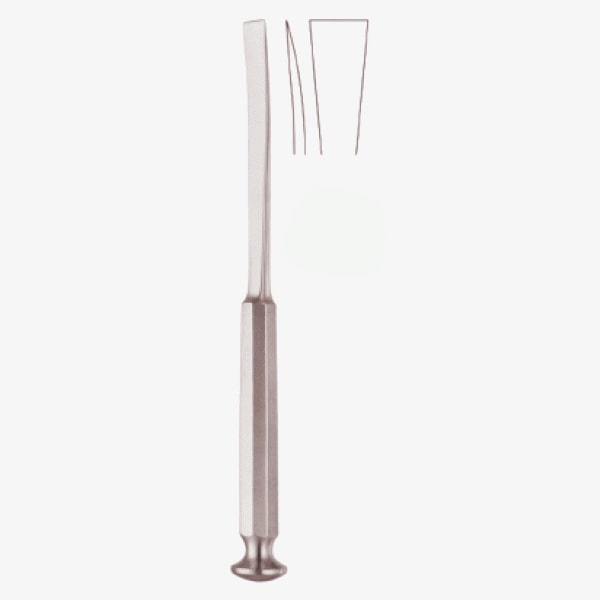 27-615-20-min-1.jpg Tessier Osteotome, 20.5cm, Curved - Image 1