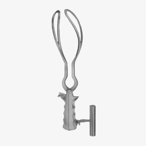 27-6540-43-min-1.jpg Barnes-Neville Obstetrical Forceps - Image 1