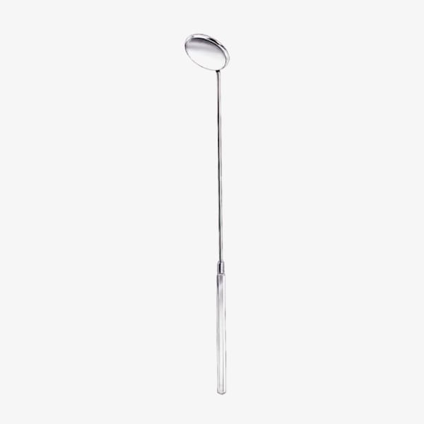 28-267-18-min-1.jpg Laryngeal Mirror, Plane, With Fixed Handle, 18cm - Image 1