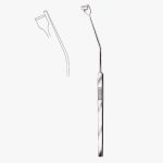 Nager Tampon Forceps, Tip 13 mm, Velum Hook, 19cm