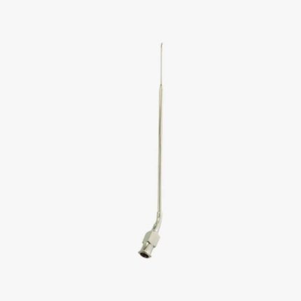 Septum Injection Needle, 0.8 mm tip, with Luer-Lock, Knee bent