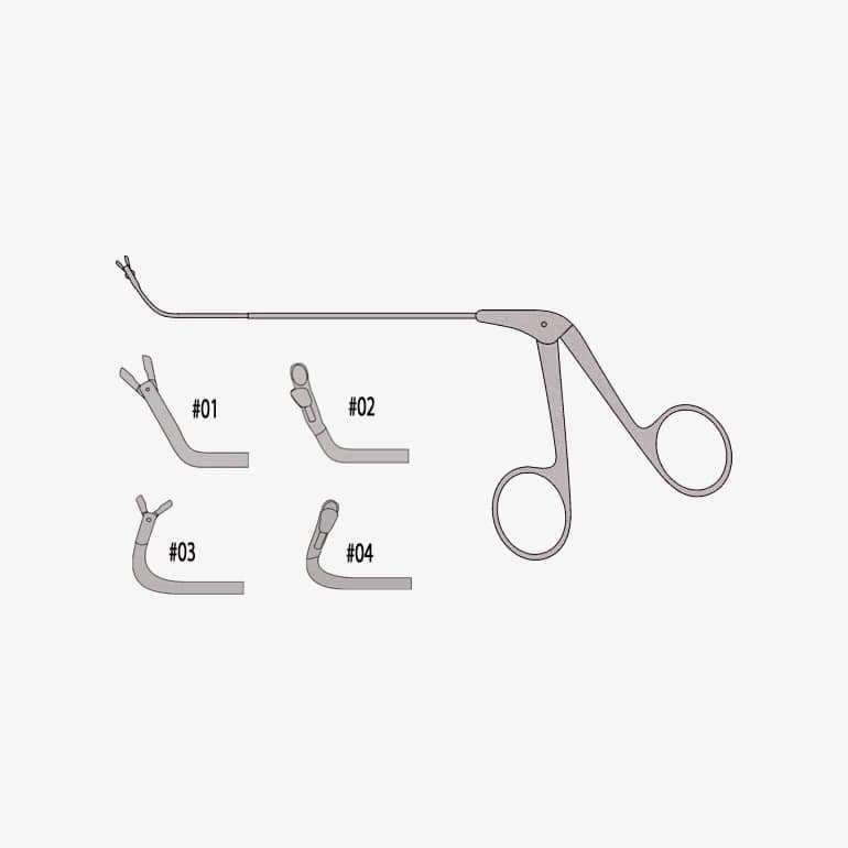 28-322-12-min-1.jpg Biopsy Double Spoon Forceps, 04mm, 12cm - Image 1