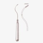 Kistlre Anthelix Cartilage File for Auricular Plastic 16cm, Right Curved
