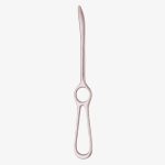 Langenbeck Bone Elevator, 23cm, 10mm, Blunt, Strong Curve