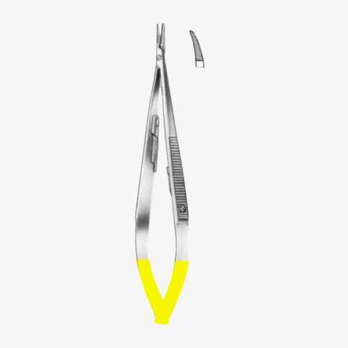 Castroviejo-Micro-Needle-Holders-Straight-Smooth-TC-GOLD-1.jpg Castroviejo Micro Needle Holders Straight Smooth TC GOLD - Image 1