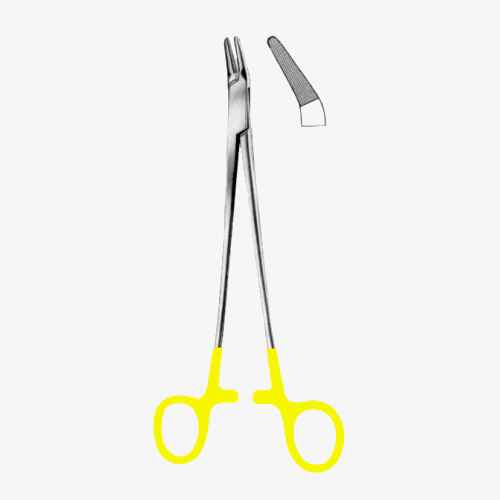 Finocchietto-Needle-Holders-BJ-TC-GOLD-1.jpg Finocchietto Needle Holders BJ Curved TC GOLD - Image 1