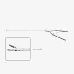 GERATI Laparoscopic Needle Holder, Axial Type, Straight