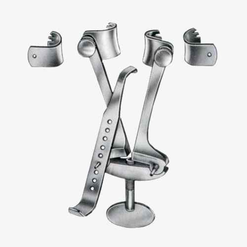 HennerLempert-Retractors-Complete-with-2-Pairs-Blade-and-Centre-Blade-1.jpg Henner(Lempert) Retractors Complete with 2 Pairs Blade and Centre Blade - Image 1