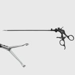 Laparoscopic Babcock Forceps, Reusable, Ratcheted, 5mm x 33cm