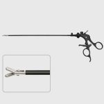Laparoscopic Biopsy Forceps, Reusable, With Ratchet, 5mm x 33cm