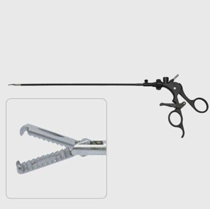 Laparoscopic COBRA Grasping Forceps, Reusable, Ratcheted